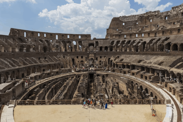 Colosseum, Arena, Roman Forum & Palatine Hill: Reserved Entrance + Bus Tour